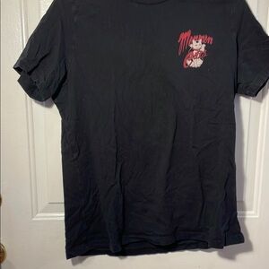 Women’s Monmon Cats Black Graphic T-Shirt